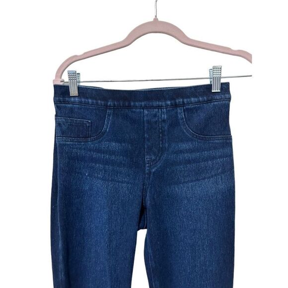 Spanx 5 Pocket High Rise Soft Knit Fabric Jean-Ish Ankle Leggings Blue Size S/P - Picture 3 of 12